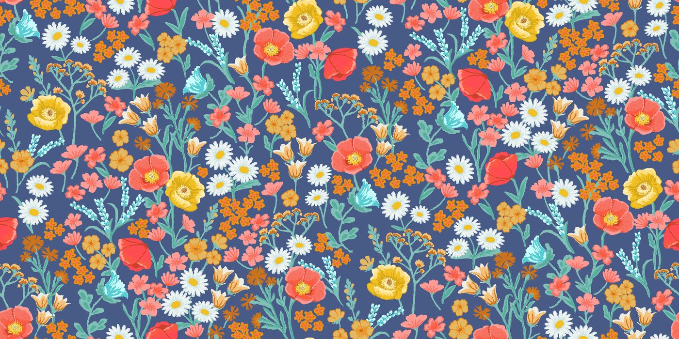 TX11477 02 100CO CRAZY FLOWERS