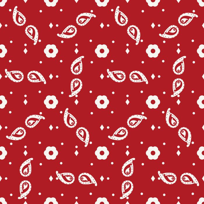 BANDANA 01 ROUGE 100CO