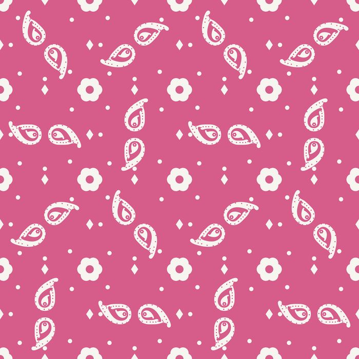 BANDANA 10 ROSE 100CO