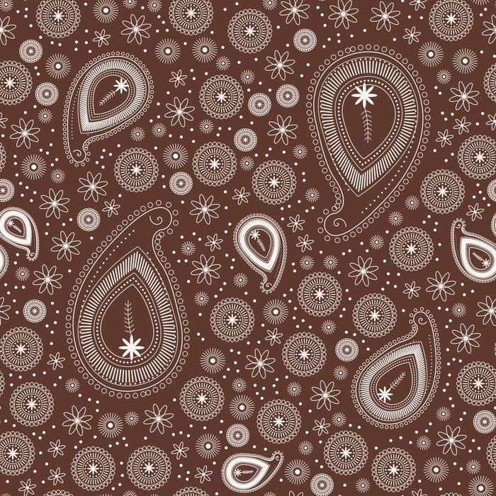 PAISLEY COUTURE 05 CACAO 100CO