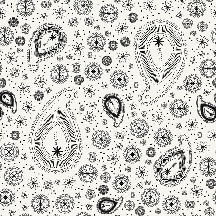 PAISLEY COUTURE 09 BLANC 100CO