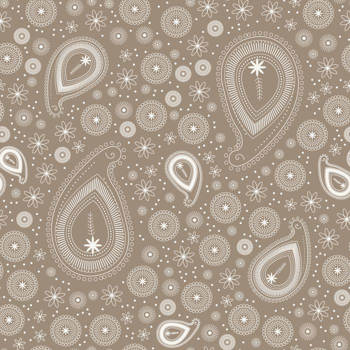 PAISLEY COUTURE 12 TAUPE 100CO