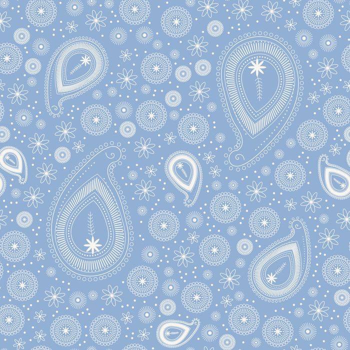 PAISLEY COUTURE 13 BLEU...