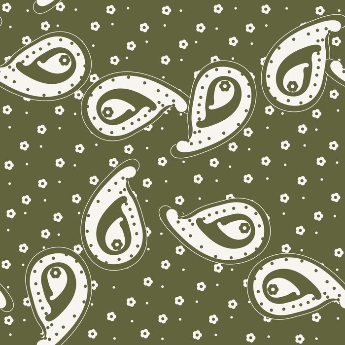 PAISLEY XXL 04 KAKI 100CO