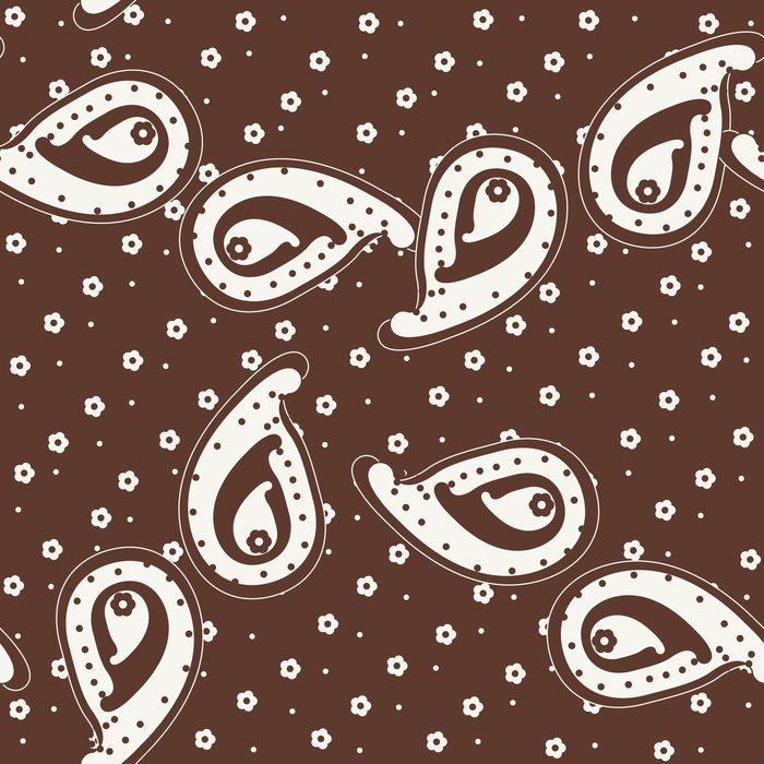 PAISLEY XXL 05 CACAO 100CO