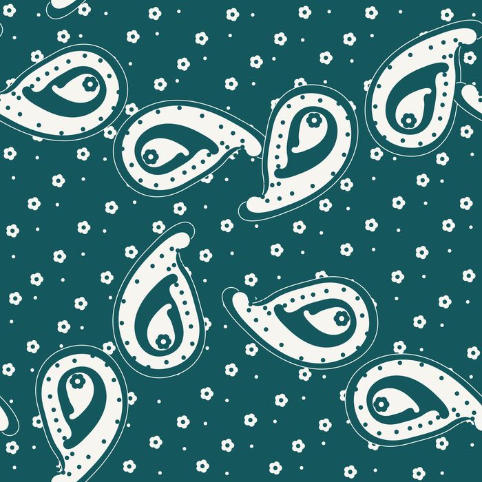 PAISLEY XXL 06 TEAL 100CO
