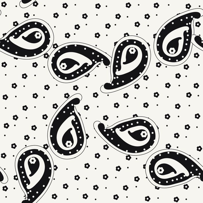 PAISLEY XXL 09 BLANC 100CO