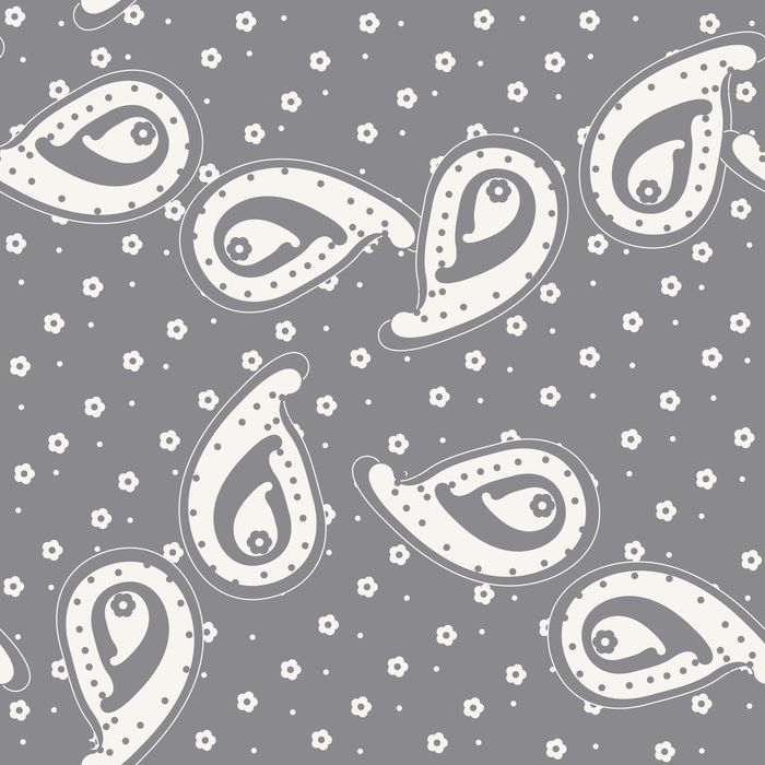 PAISLEY XXL 11 GRIS 100CO