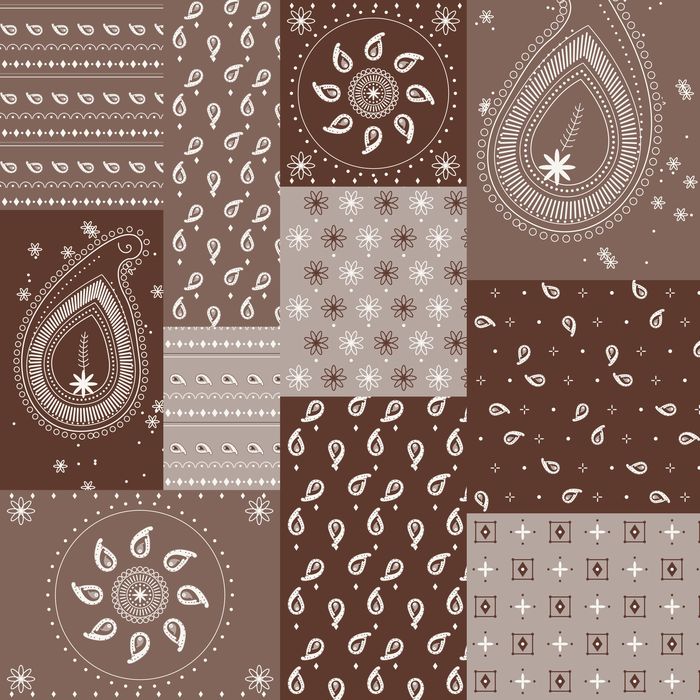 PATCHWORK BANDANA 05 CACAO...