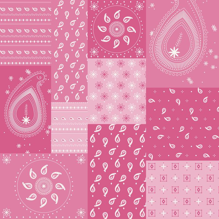 PATCHWORK BANDANA 10 ROSE...