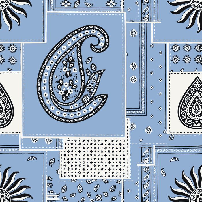 PATCHWORK ATELIER 13 BLEU...