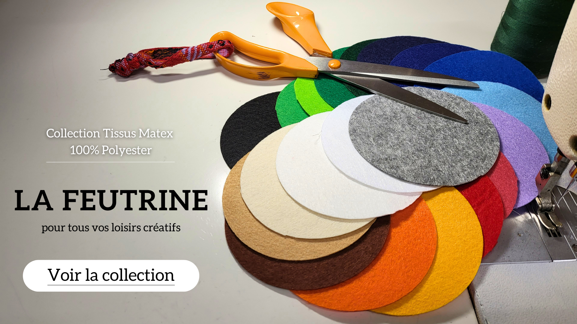 Pascal et Béatrix Tissus - La Feutrine, idéale pour vos loisirs créatifs